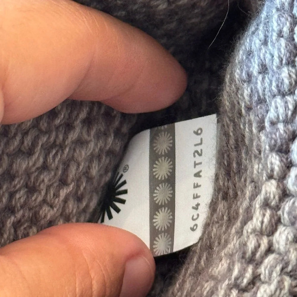 UGG Purl Strap Boot Charcoal Suede NWOB - Picture 8 of 9